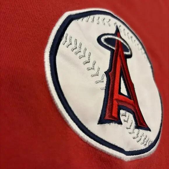 Rare Vtg 1990’s Team Nike MLB Anaheim Angels Sz XXL Red shohei ohtani mike trout - Picture 9 of 10